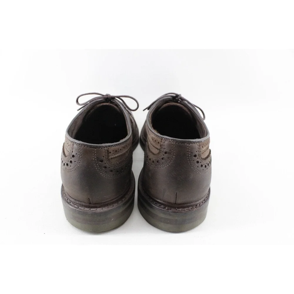 Allen Edmonds Strandmok Cap Toe Oxford Dainite Sole Brown Leather Mens Size 8.5D